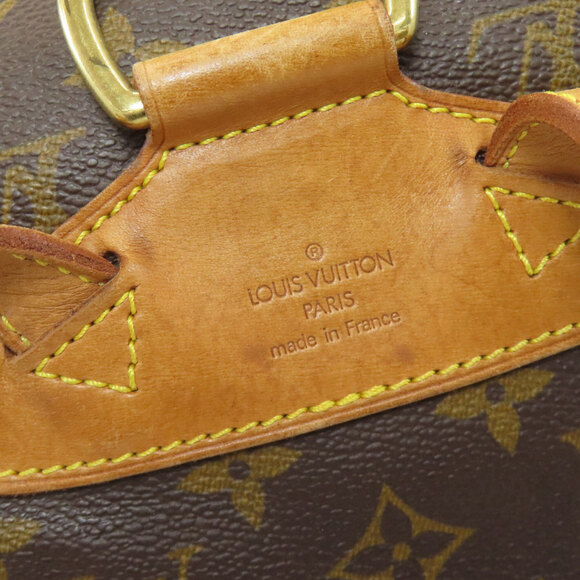 LOUIS VUITTON Authentic Brown Monogram Canvas Backpack